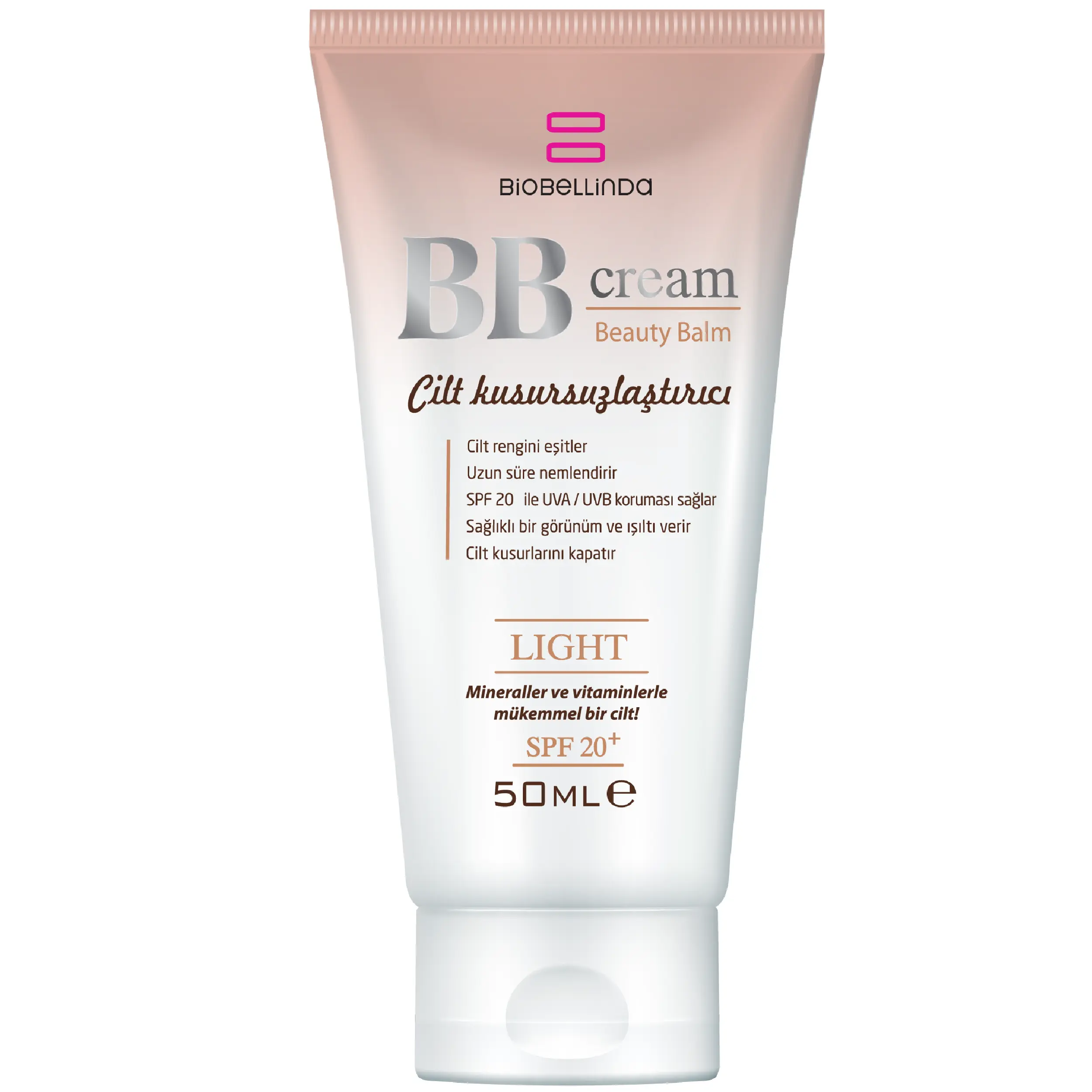 Biobellinda Bb Cream Light 50 Ml | Cilt Kusursuzlaştırıcı Kapatıcı