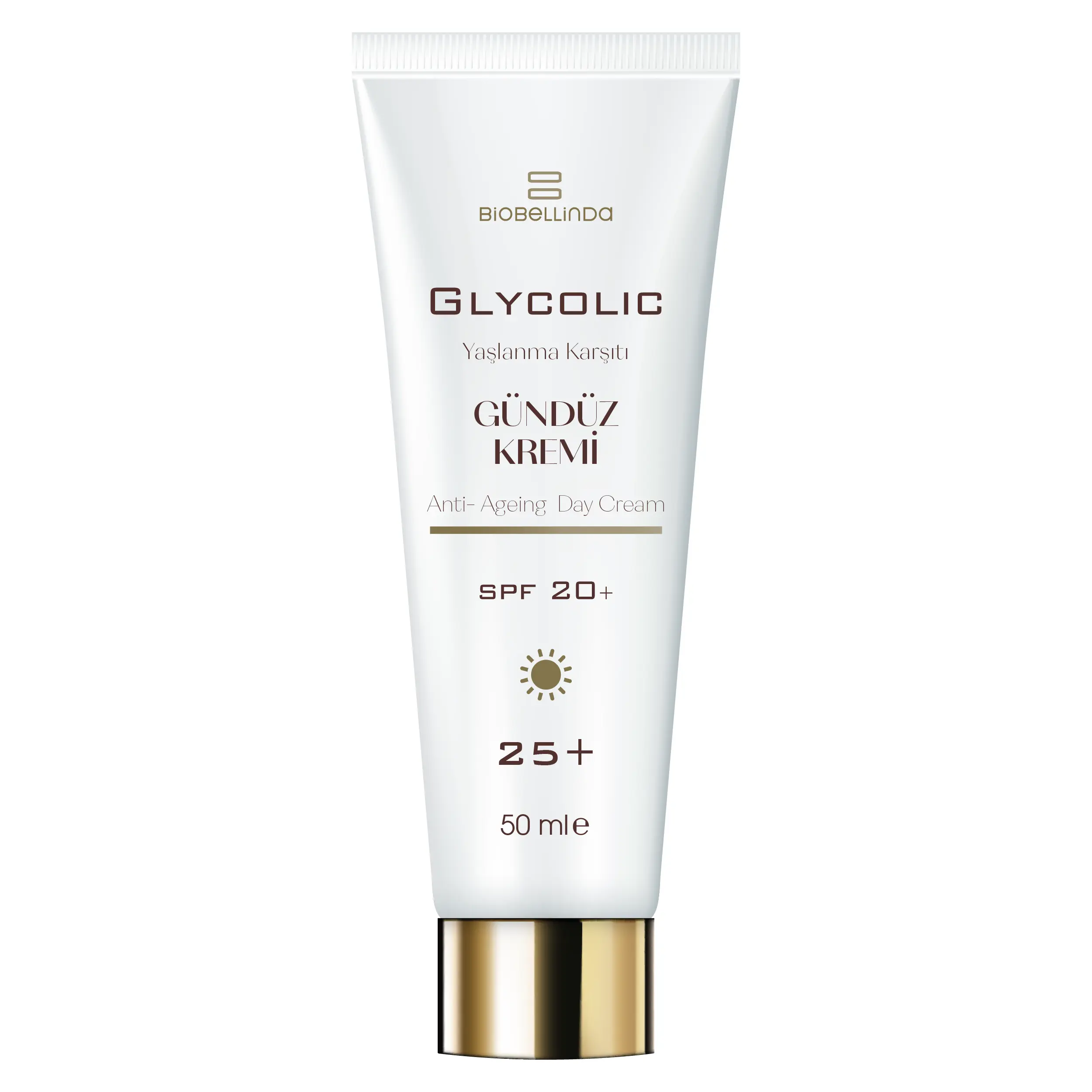 Biobellinda Glycolic Yaşlanma Karşıtı Gündüz Kremi (25+) 50 Ml