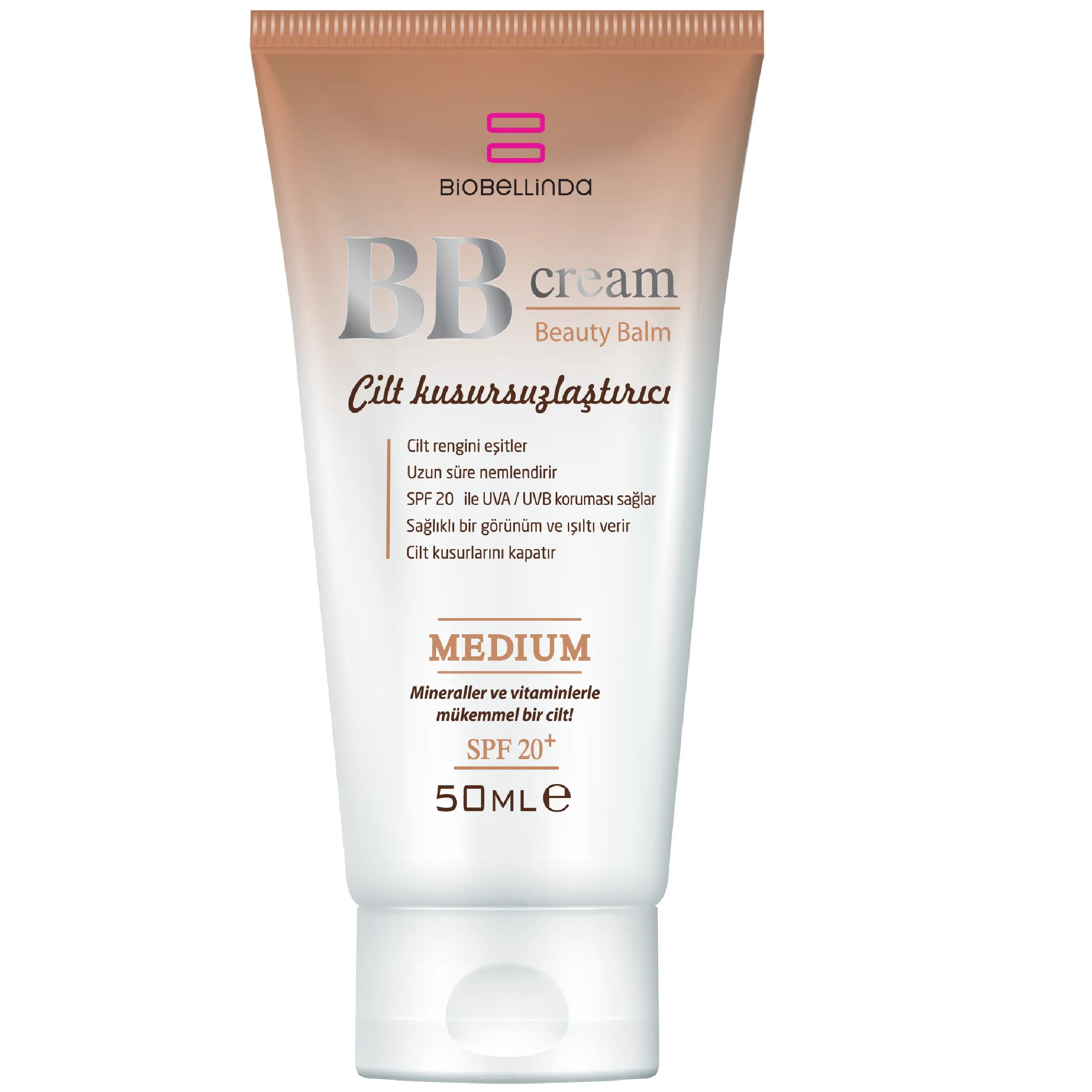 Biobellinda Bb Cream Medium 50 Ml | Cilt Kusursuzlaştırıcı Kapatıcı