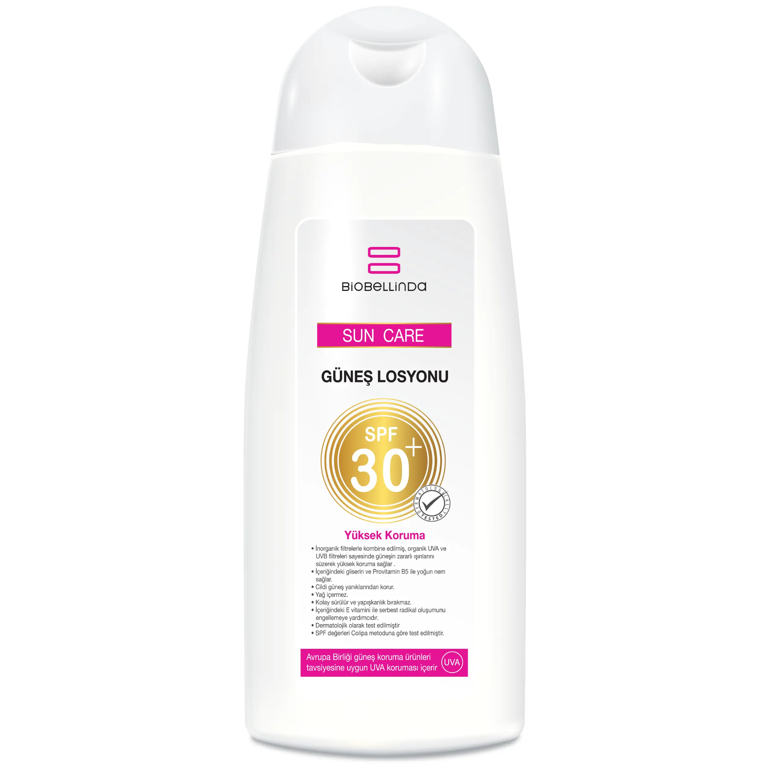 Biobellinda Güneş Losyonu Spf 30+ 200 Ml | Koruyucu Güneş Kremi